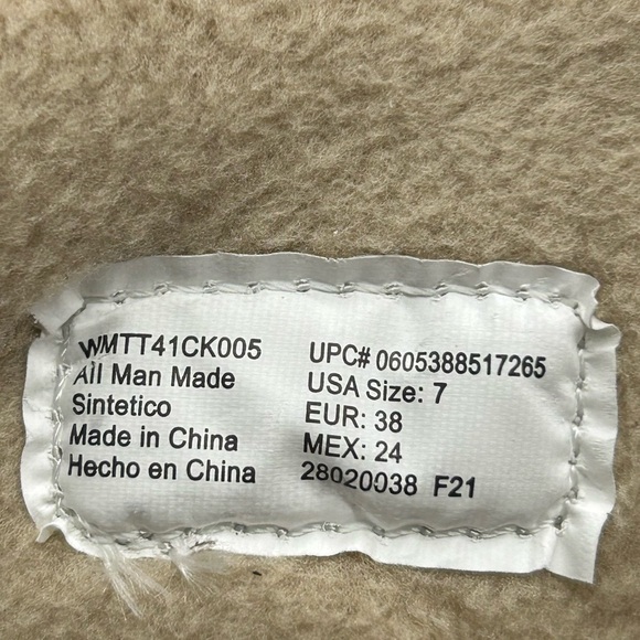 Time & Tru Black Winter Hiker Boots Women’s 7 Vegan All Man-Made Fur Lined – NWT - Picture 9 of 10